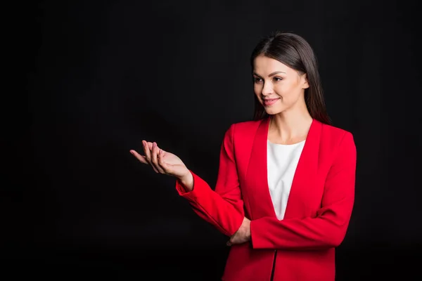 Junge attraktive Geschäftsfrau — Stockfoto