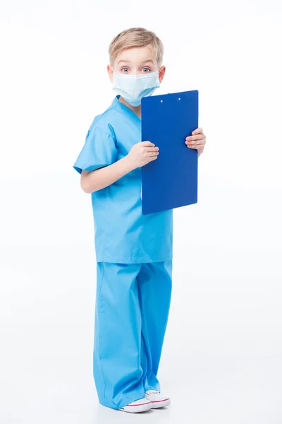 Boy playing doctor — Stock Photo