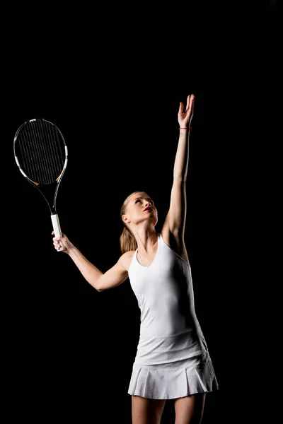 Female tennis player — Stock Photo