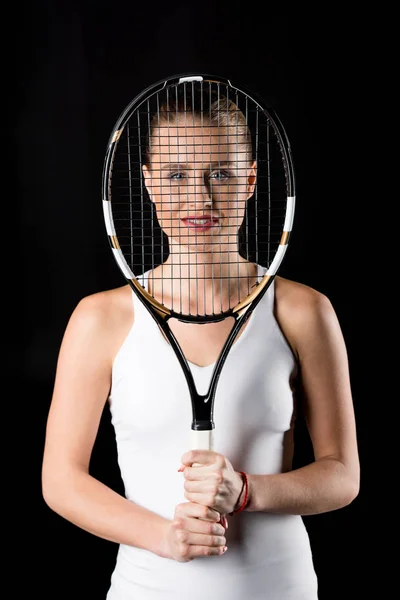 Female tennis player — Stock Photo