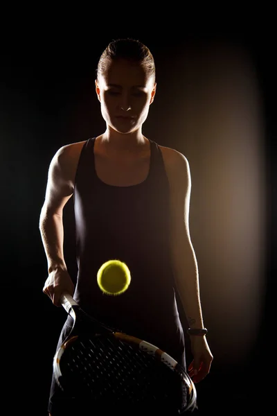 Joueuse de tennis — Photo de stock