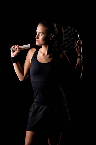 Jugadora de tenis femenina - foto de stock