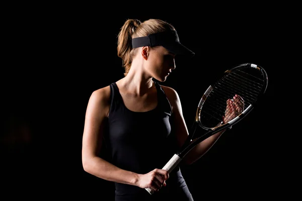 Female tennis player — Stock Photo