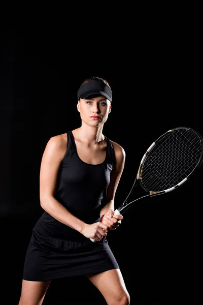 Jugadora de tenis femenina - foto de stock