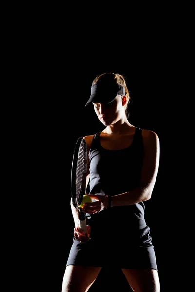 Female tennis player — Stock Photo