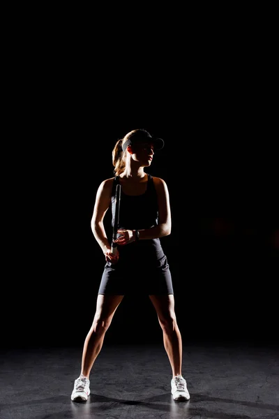 Female tennis player — Stock Photo