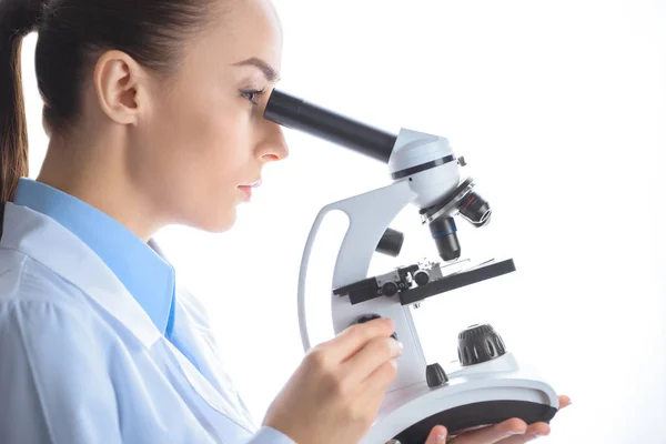 Scientist analyzing test — Stock Photo