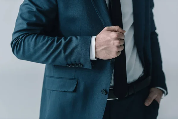 Businessman in stylish suit — Stock Photo