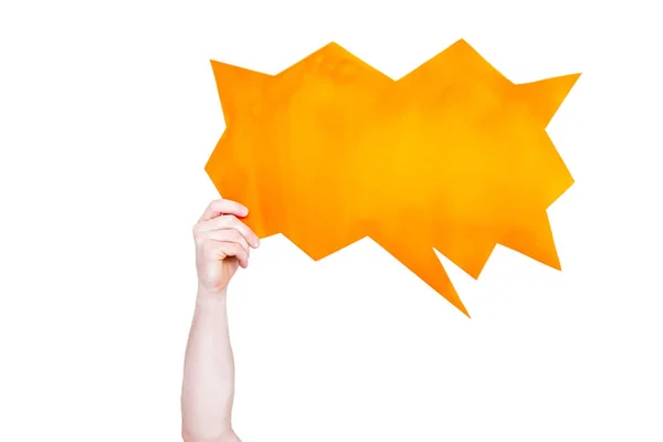 Empty speech bubble — Stock Photo