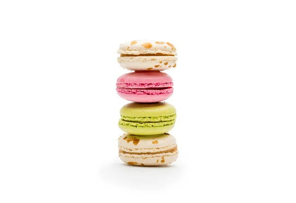 Vários macaroons doces — Fotografia de Stock