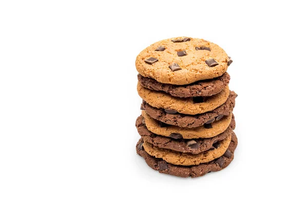 Biscuits au chocolat faits maison — Photo de stock