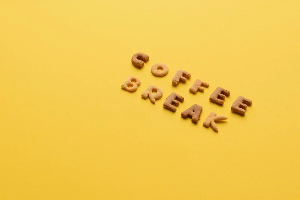 Coffee break lettering — Stock Photo