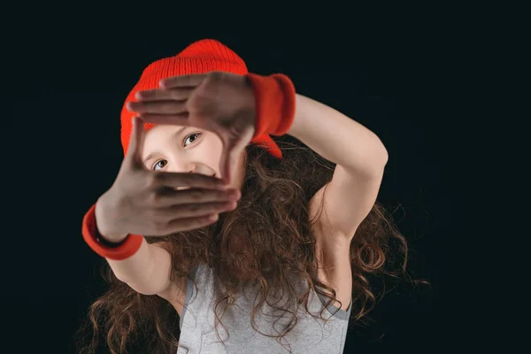 Menina em roupas esportivas — Fotografia de Stock