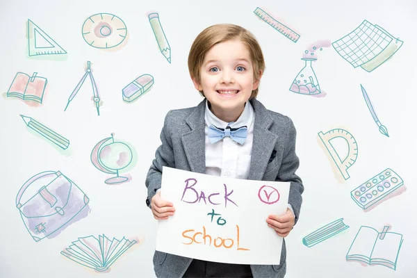 Happy school boy — Stock Photo