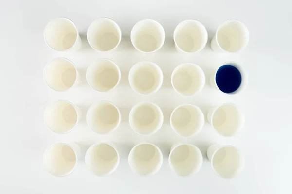 Set of plastic cups — Stock Photo