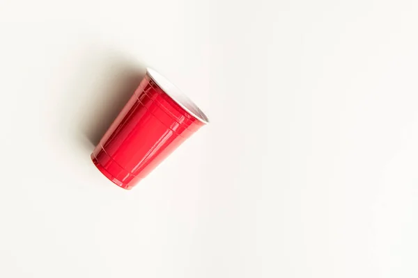 Plastic disposable cup — Stock Photo