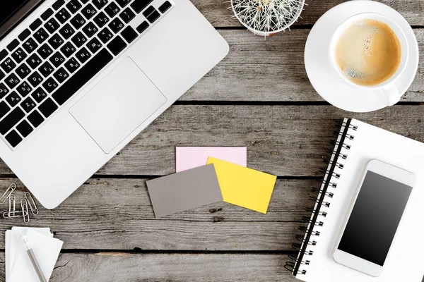 Wireless devices on workplace — Stock Photo