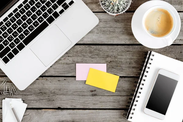 Wireless devices on workplace — Stock Photo