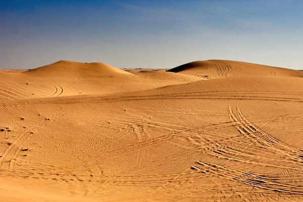 Sands Sahara Desert Sand Waves Barkhans — Stock Photo, Image