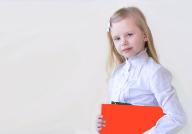 Akıllı okul çağındaki çocuk kitapları ile.