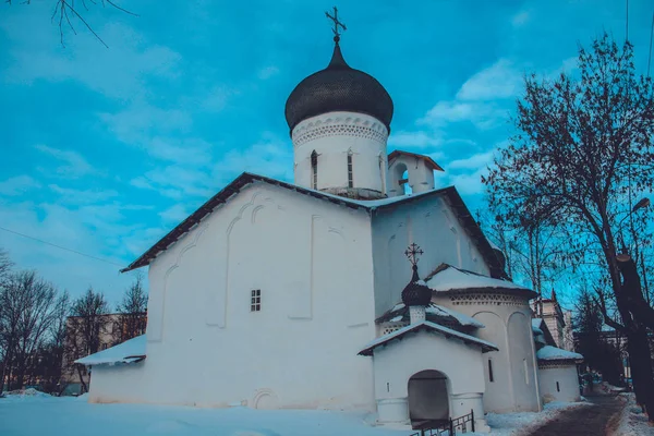 Псковская Церковь Россия Январь 2019 — стоковое фото