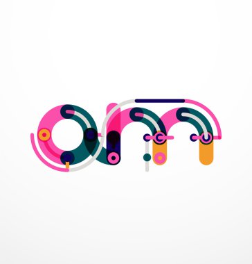 Doğrusal iş logo mektubu