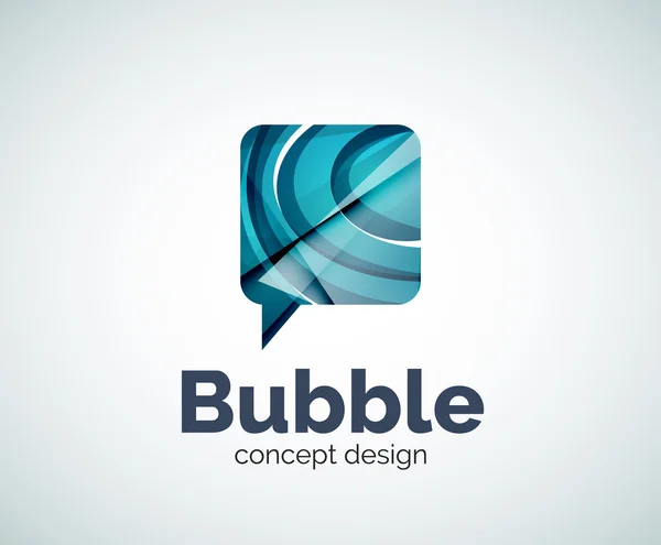 Bubble logo szablon — Wektor stockowy