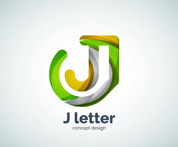 Logotipo letra J — Vetor de Stock