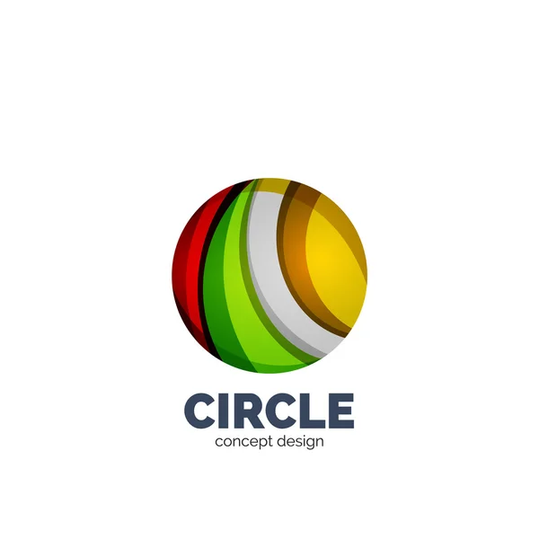 Vector logotipo círculo abstrato — Vetor de Stock