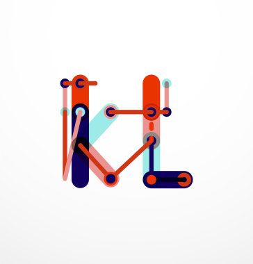 Özet satırı tasarım mektup logo