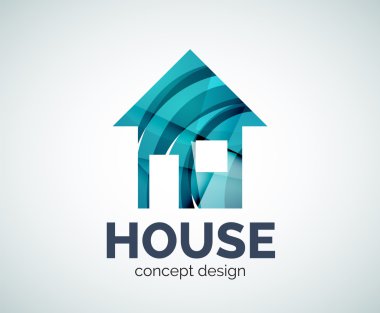 Ev Emlak logo şablonu