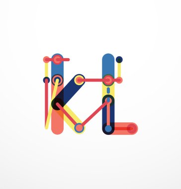 Özet satırı tasarım mektup logo