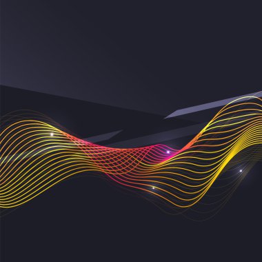 Koyu arka plan desen duman