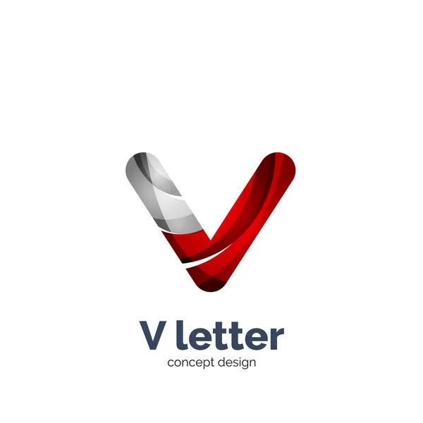 Lettera V logo — Vettoriale Stock