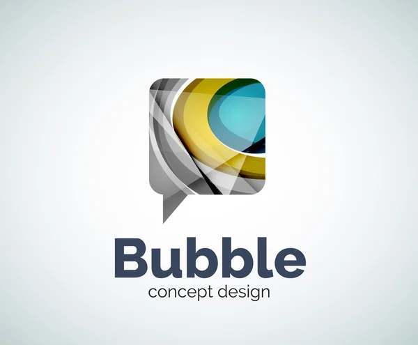 Bubble logo szablon — Wektor stockowy