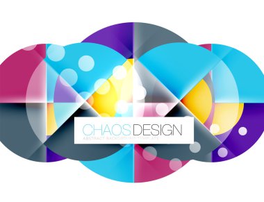 Geometrik soyut arkaplan