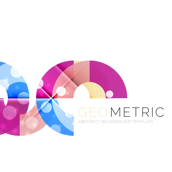 Fundo abstrato mínimo geométrico com efeitos de luz — Vetor de Stock