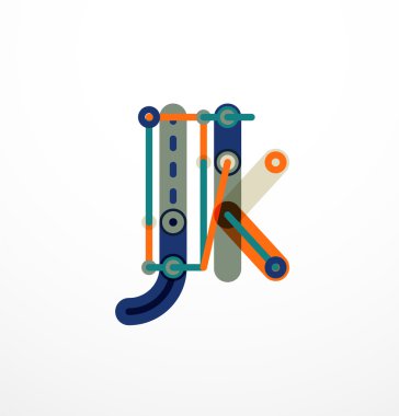 Özet satırı tasarım mektup logo