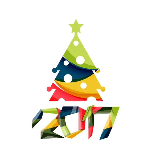 Año Nuevo y Navidad elementos de vacaciones — Archivo Imágenes Vectoriales
