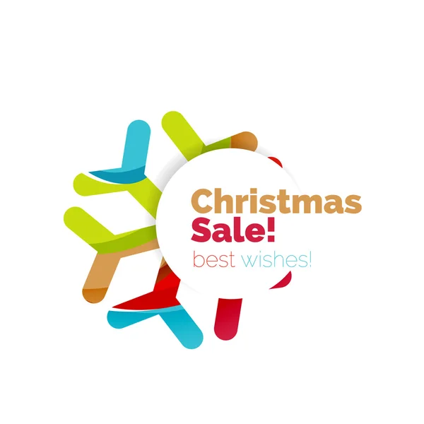 Natal e Ano Novo promoção banner design —  Vetores de Stock