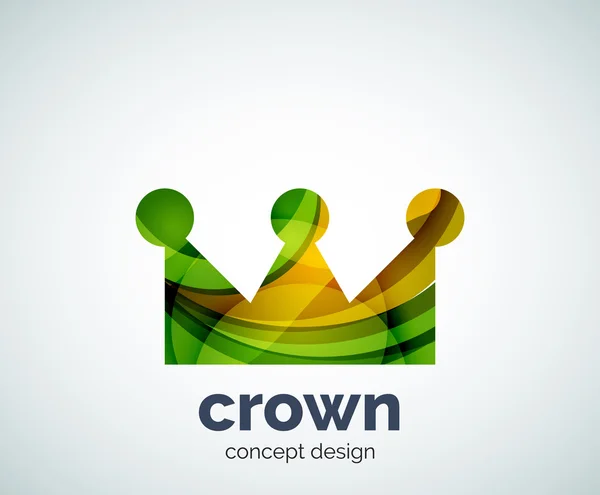 Plantilla Logo Corona — Vector de stock