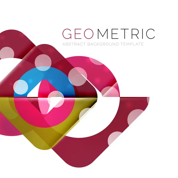 Fundo abstrato mínimo geométrico com efeitos de luz —  Vetores de Stock