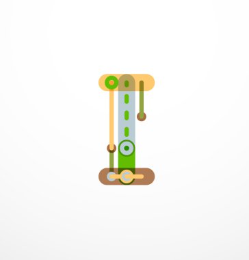 Özet satırı tasarım mektup logo