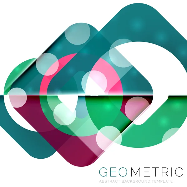 Moderno abstrato redondo formas de fundo repititon —  Vetores de Stock