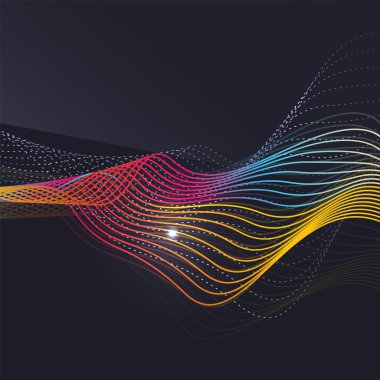 Koyu arka plan desen duman