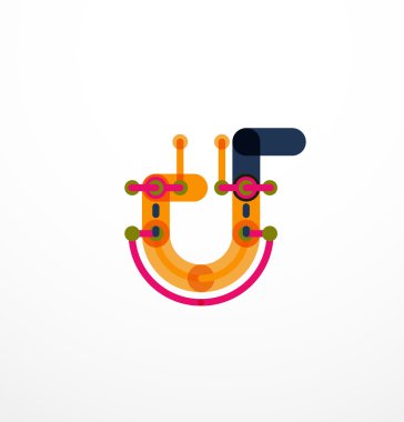 Özet satırı tasarım mektup logo