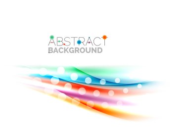 Renk dalgalar, satırları bulanık. Vektör arka plan şablonu