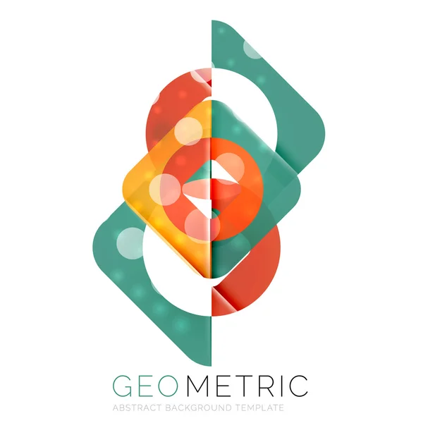 Fondo abstracto mínimo geométrico con efectos de luz — Archivo Imágenes Vectoriales