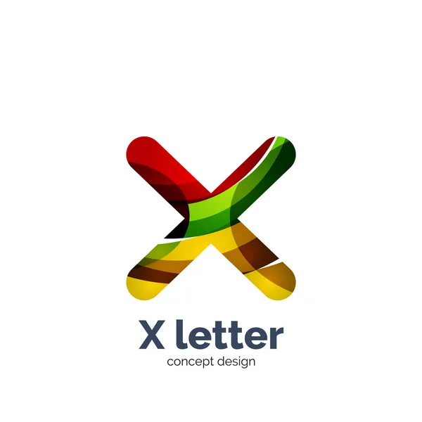 Letra X logo — Vector de stock