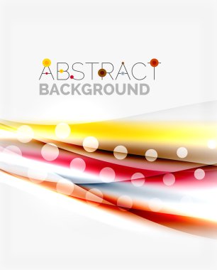 Renk dalgalar, satırları bulanık. Vektör arka plan şablonu